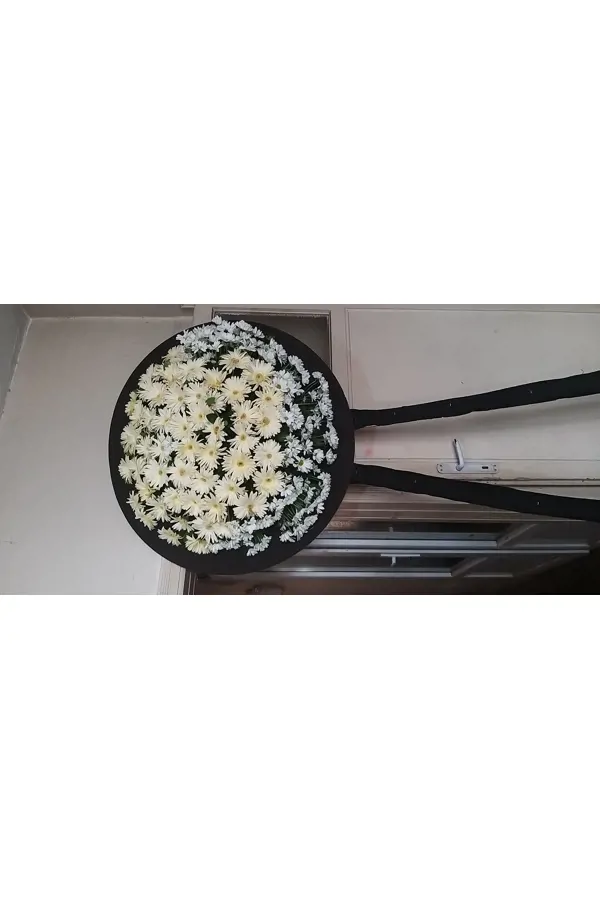Canlı çiçek Cenaze Çelengi 
